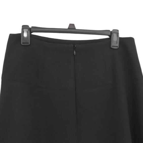 Ann Taylor Loft Acedemia Aline Floral Laser Cutout Scalloped Hem Skirt Blk Sz 6 - Picture 7 of 12